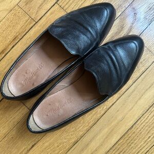Madewell Black Leather Loafers